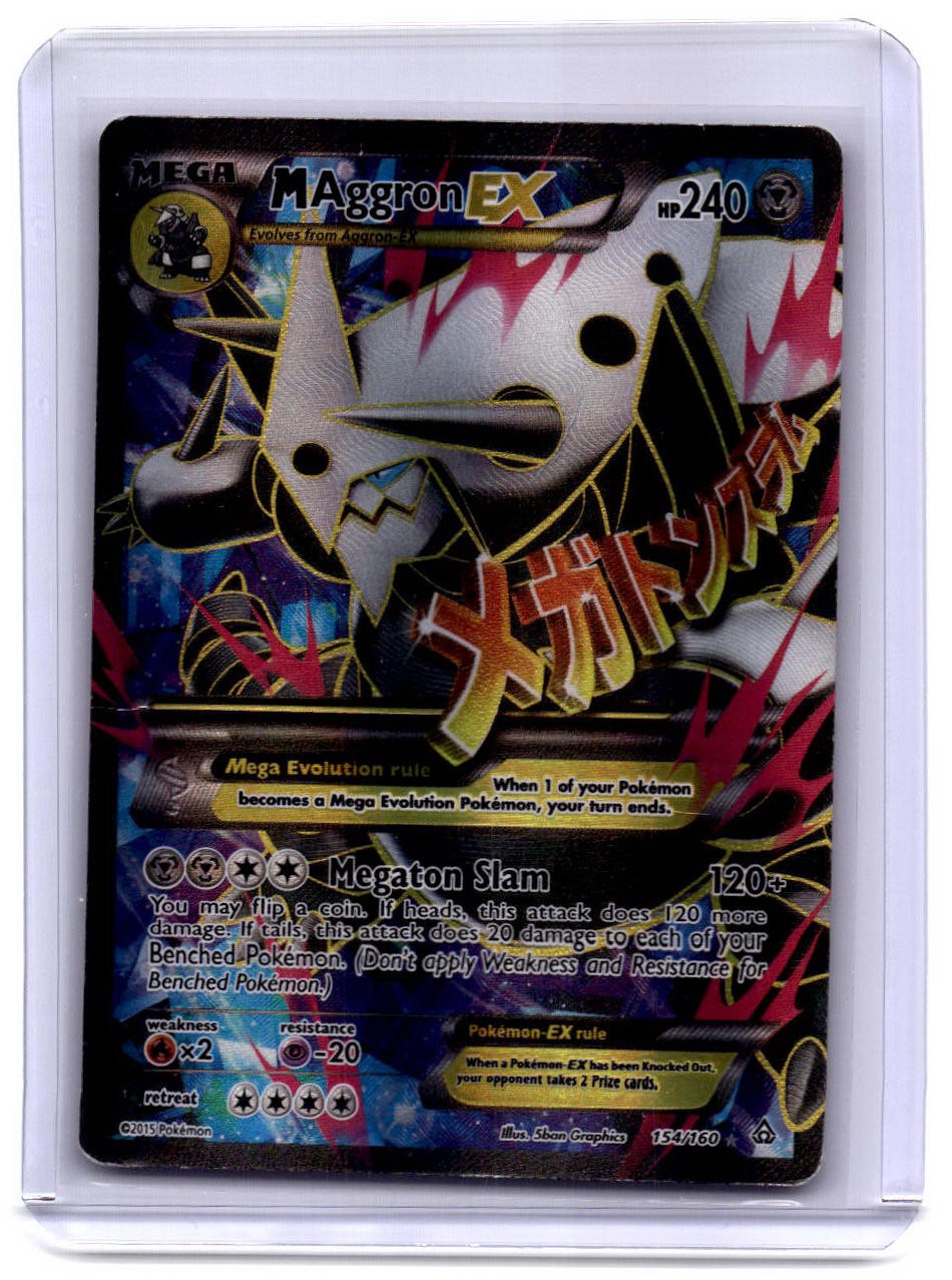XY - Primal Clash #154/160 M Aggron EX (154 Full Art) XY - Primal Clash #154/160 M Aggron EX (154 Full Art)