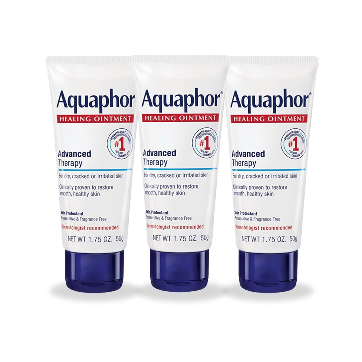 Aquaphor Advanced Therapy Healing Ointment, Multipack, 3 x 1.75 OZ Aquaphor Advanced Therapy Healing Ointment, Multipack, 3 x 1.75 OZ