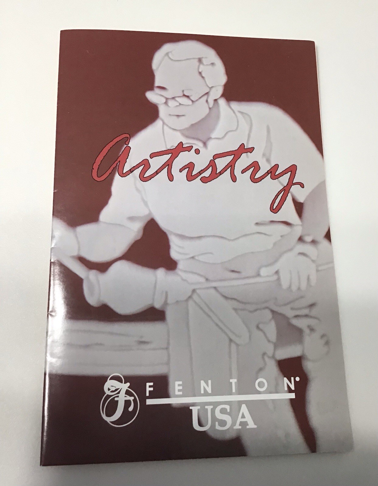 Brochure ONLY for Fenton Sand Carved Kelsey Murphy Robert Bomkamp Artistry Vase Brochure ONLY for Fenton Sand Carved Kelsey Murphy Robert Bomkamp Artistry Vase