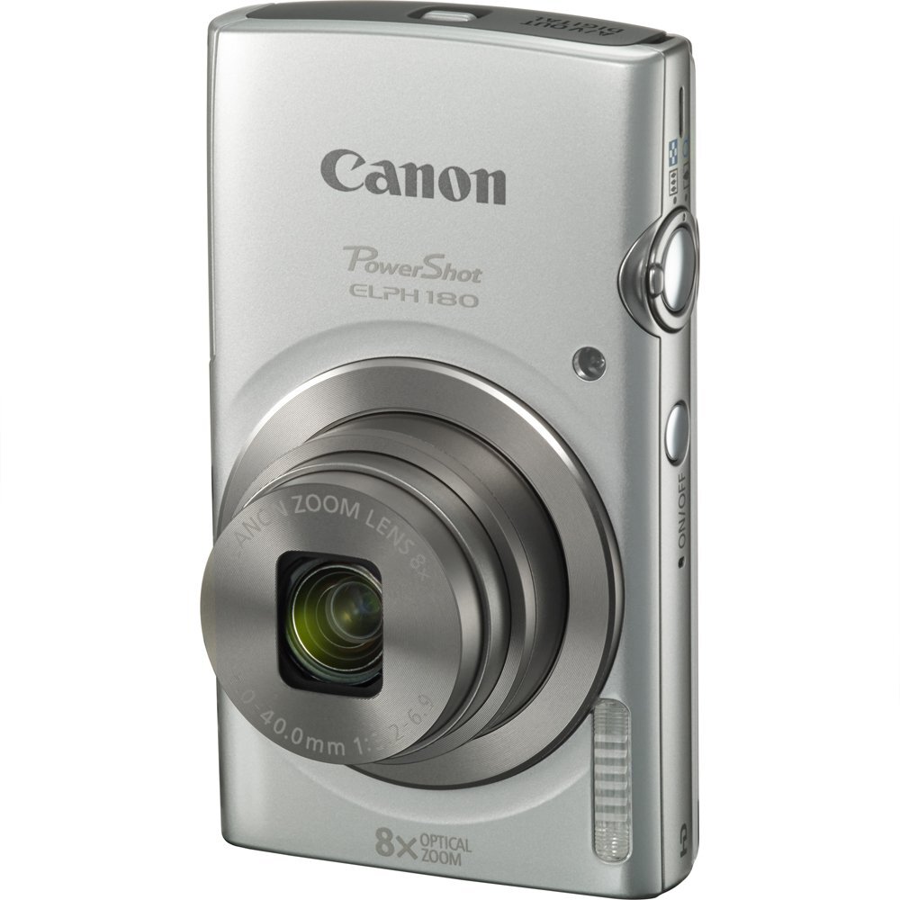 Canon PowerShot ELPH 180 HS / Canon IXUS 175 20MP Digital Camera Sliver 85% New