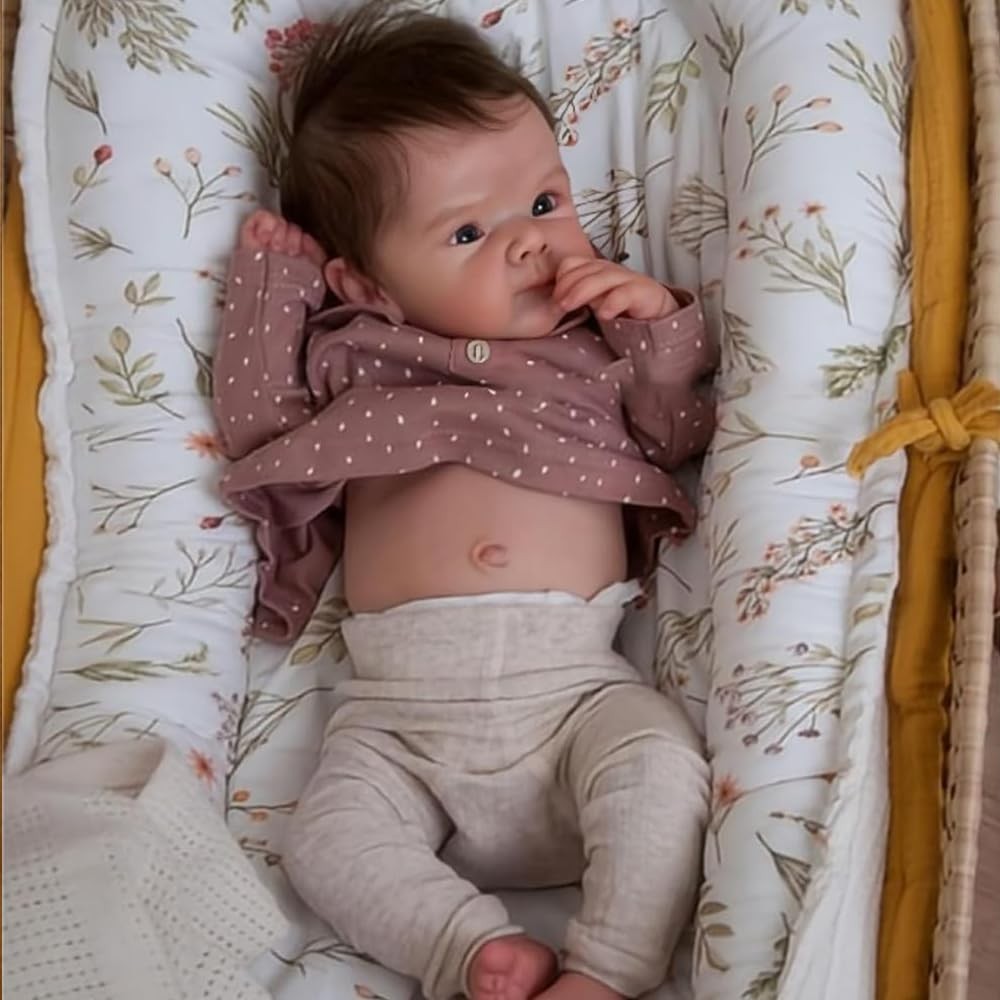 Full Silicone Body Reborn Baby Dolls 18 inches, Purple-bettie Girl Full Silicone Body Reborn Baby Dolls 18 inches, Purple-bettie Girl