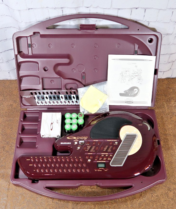 Suzuki Q-Chord QC-1 (Omnichord) - MINT WORKING Case Charger Never Used