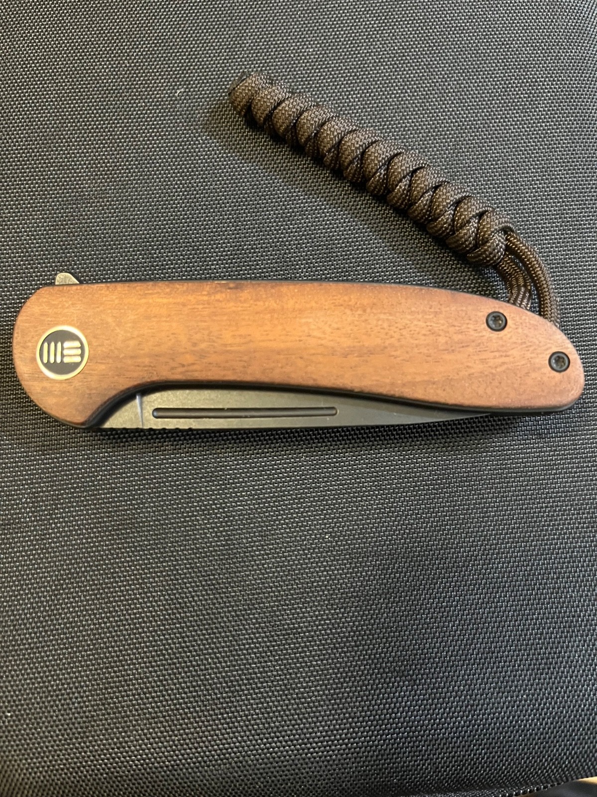 WE Saakshi folding knife EDC wood grip liner lock pocket knife WE Saakshi folding knife EDC wood grip liner lock pocket knife