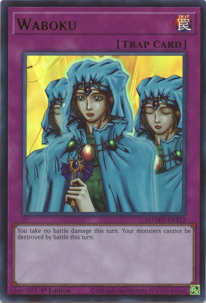 YUGIOH 1x Waboku Ultra Rare MAMO-EN112 NM Magnificent Monsters YUGIOH 1x Waboku Ultra Rare MAMO-EN112 NM Magnificent Monsters