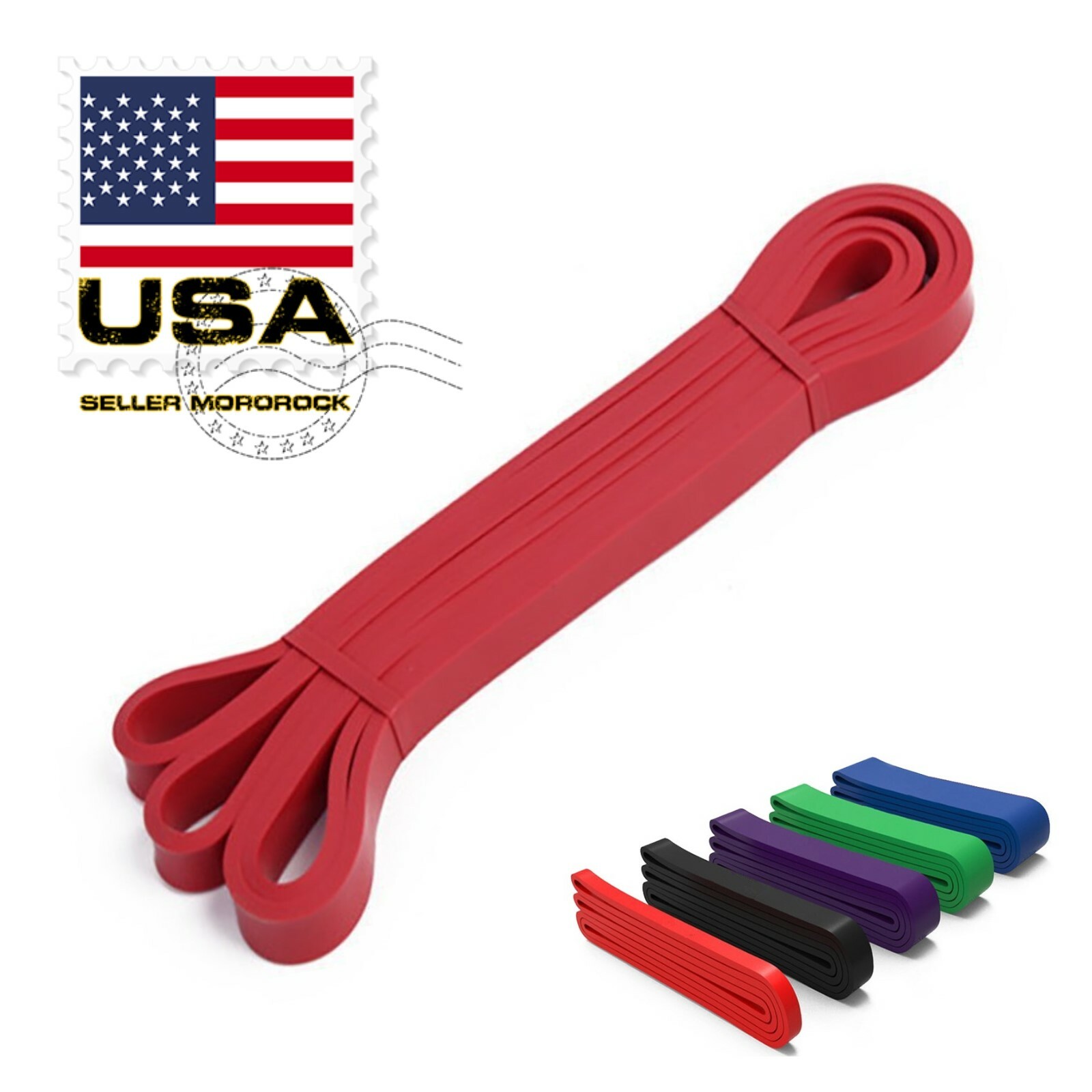 Heavy Duty Exercise Bands Latex Resistance Fitness Yoga Powerlifting Assist Band