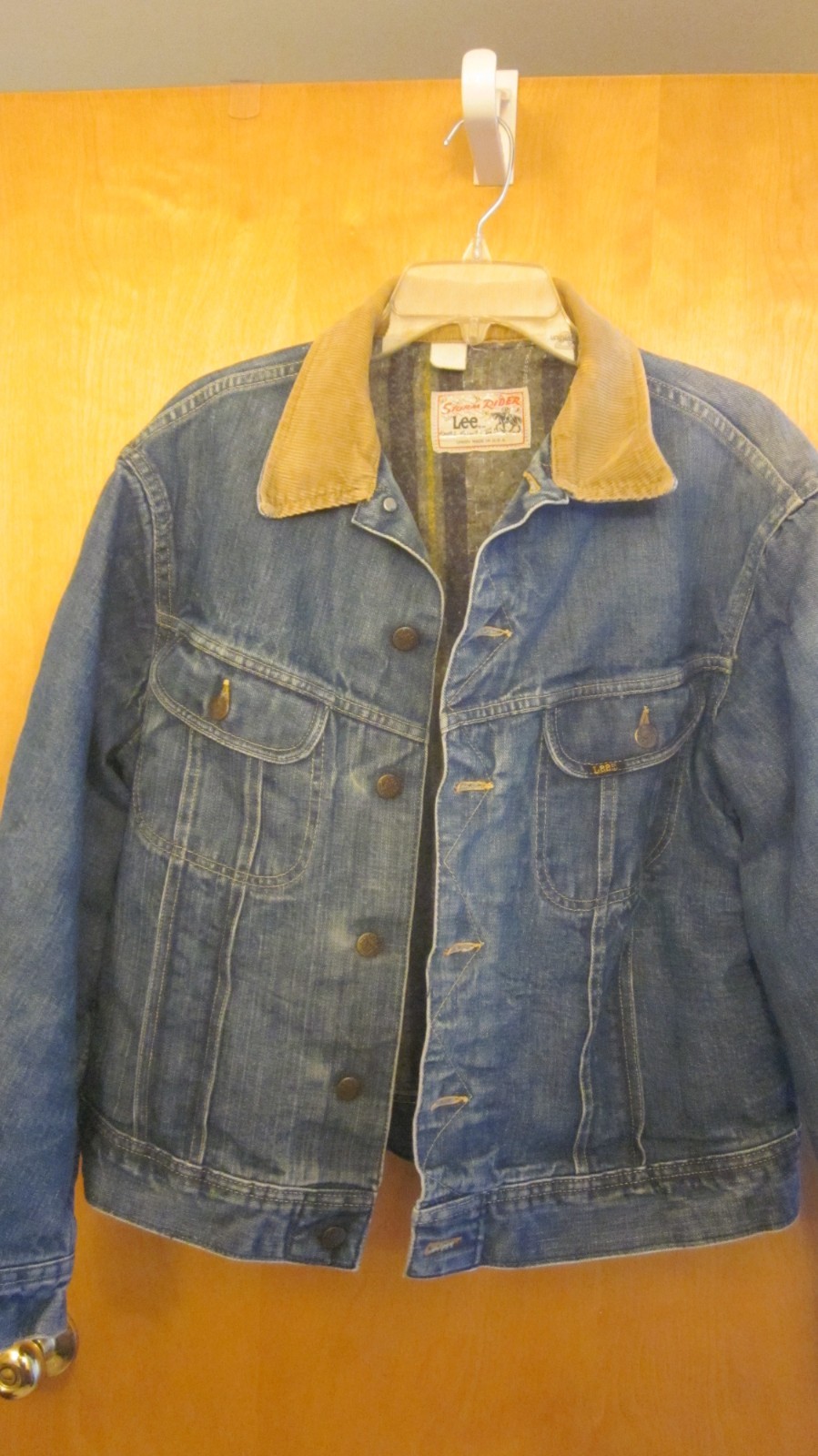 Vintage 70s Lee Stormrider Denim Jacket 42R Sanforized Union Made USA Vintage 70s Lee Stormrider Denim Jacket 42R Sanforized Union Made USA