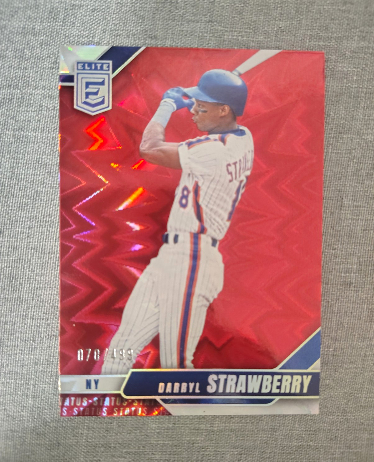 Panini 2026 Donruss Elite Darryl Strawberry #20 New York Mets Status /499 Panini 2026 Donruss Elite Darryl Strawberry #20 New York Mets Status /499