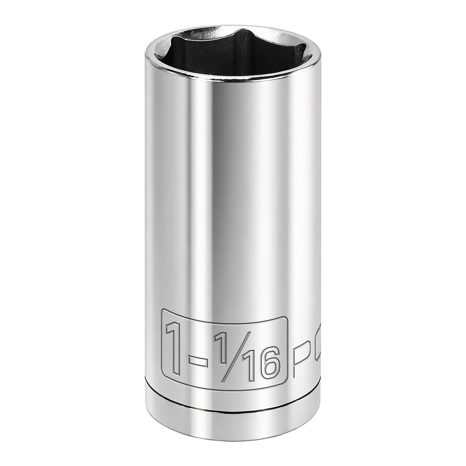 Powerbuilt 1/2 Inch Drive x 1-1/16 Inch 6 Point Deep Socket - 648217