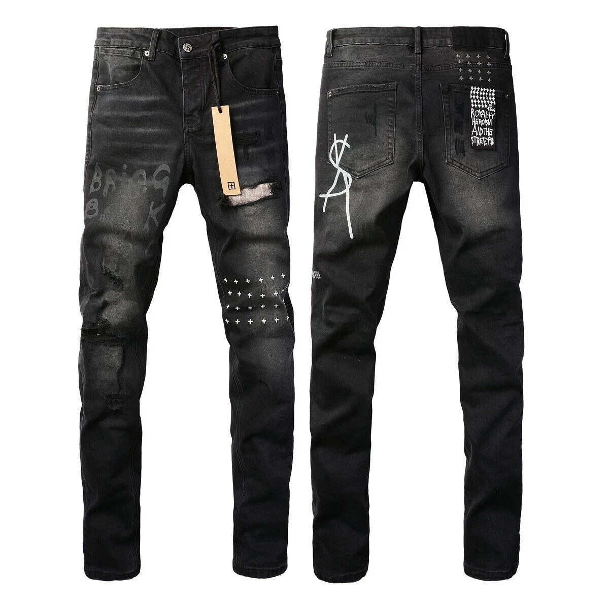 NEW KSUBI Men\'s Pants Teens High Street Jeans Fashion Designer Jeans NEW KSUBI Men\'s Pants Teens High Street Jeans Fashion Designer Jeans