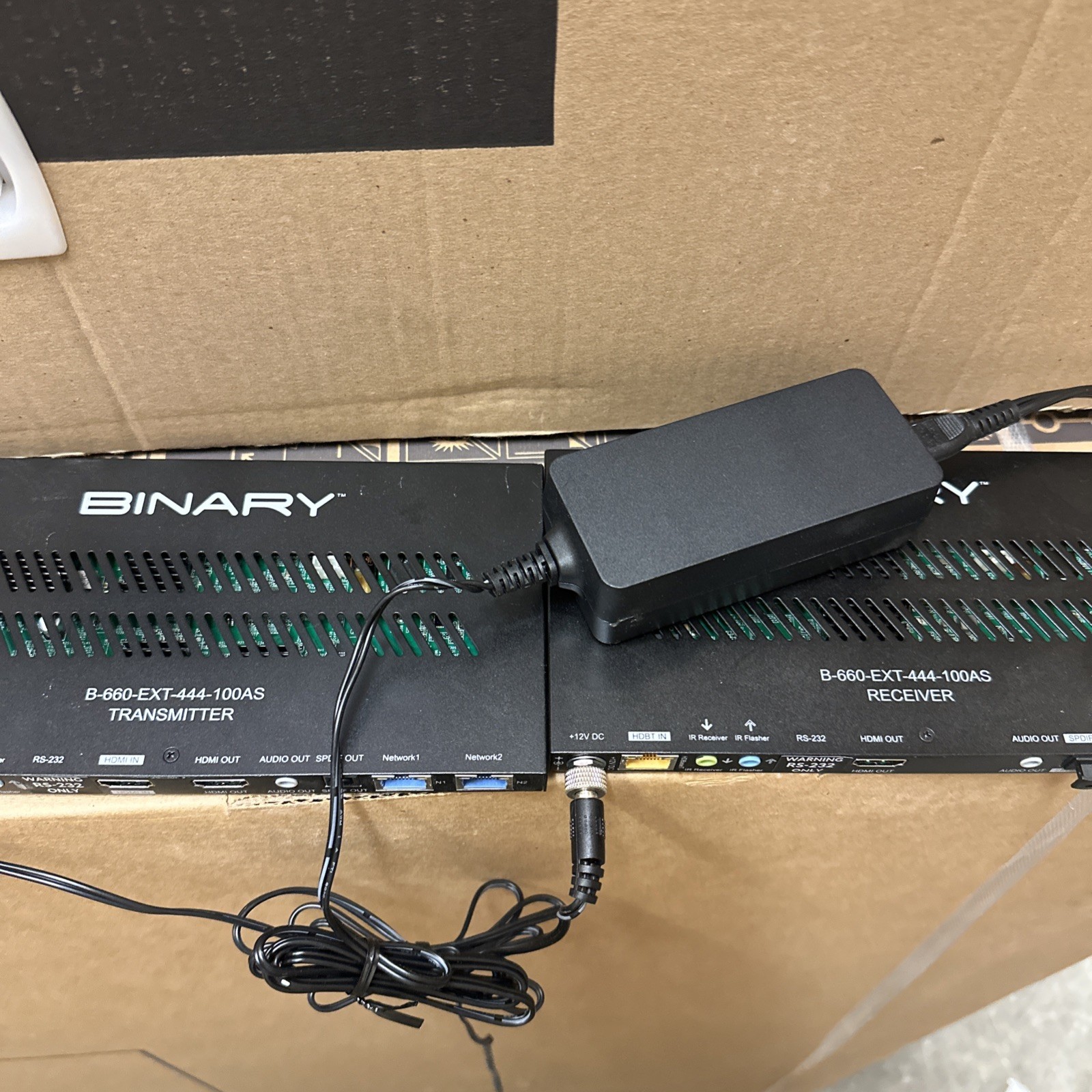 Binary B-660 Series B-660-EXT-444-40 4K HDR HDBaseT Extender with IR & RS-232