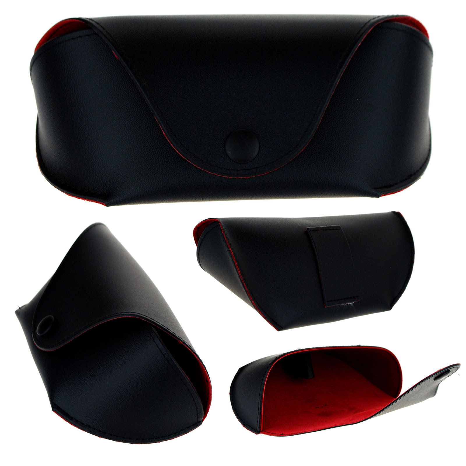 SA106 Mens Belt Holder Semi Hard Sunglasses Case Black SA106 Mens Belt Holder Semi Hard Sunglasses Case Black