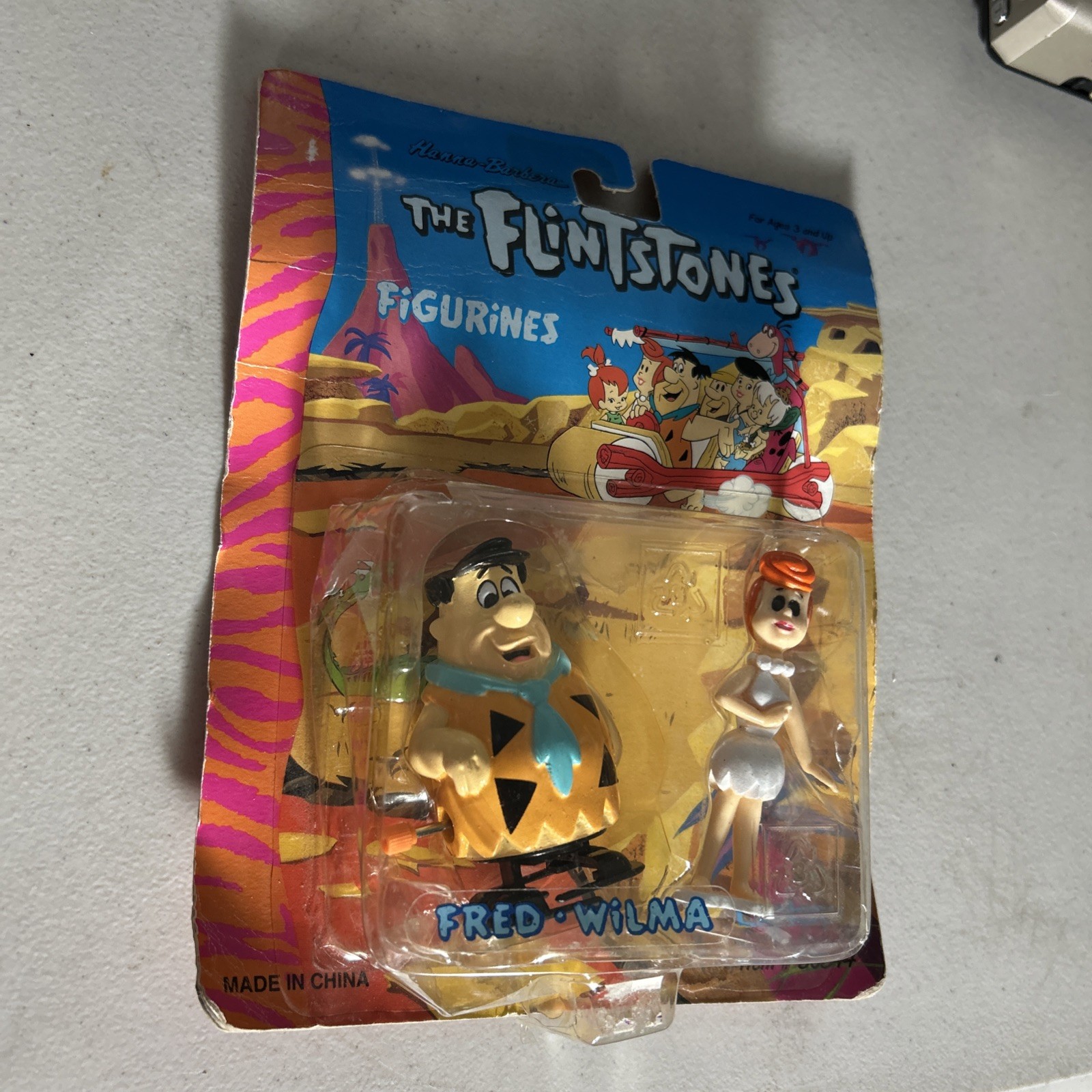 Doley The Flintstones Fred & Wilma Flintstone Boxed Figurines 1993