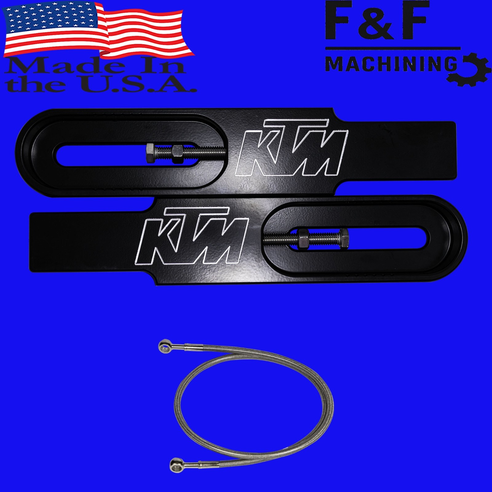2015-2023 KTM Duke 390 bolt on swingarm extensions, Brake Line \