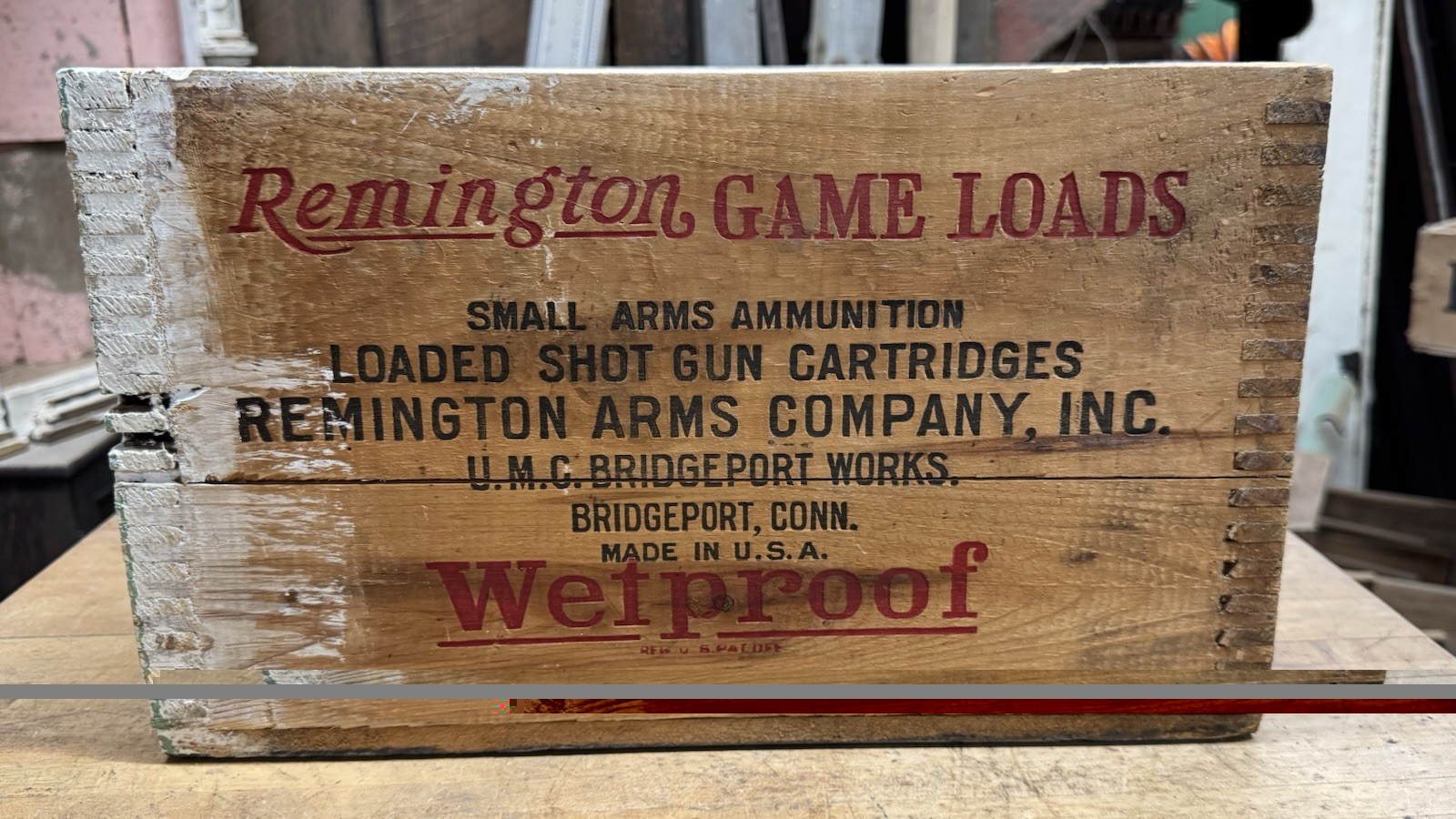 Rare Remington Game Load Express Wood Ammo Crate 12 Ga Shells Nitro UMC