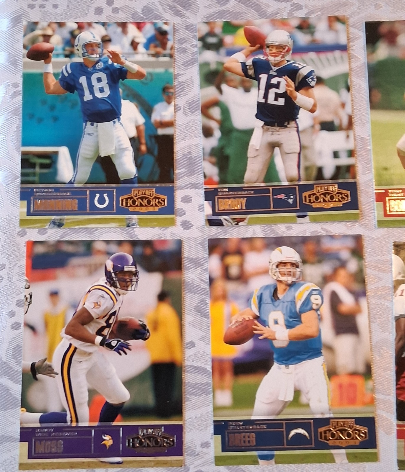 Tom Brady 2003 Playoff Honors #90 | 2003 Playoff Honors Football Card Set 1-100