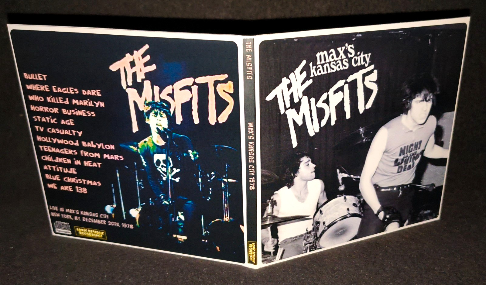 The Misfits Max's Kansas City 1978 Gate Fold CD Package NEW