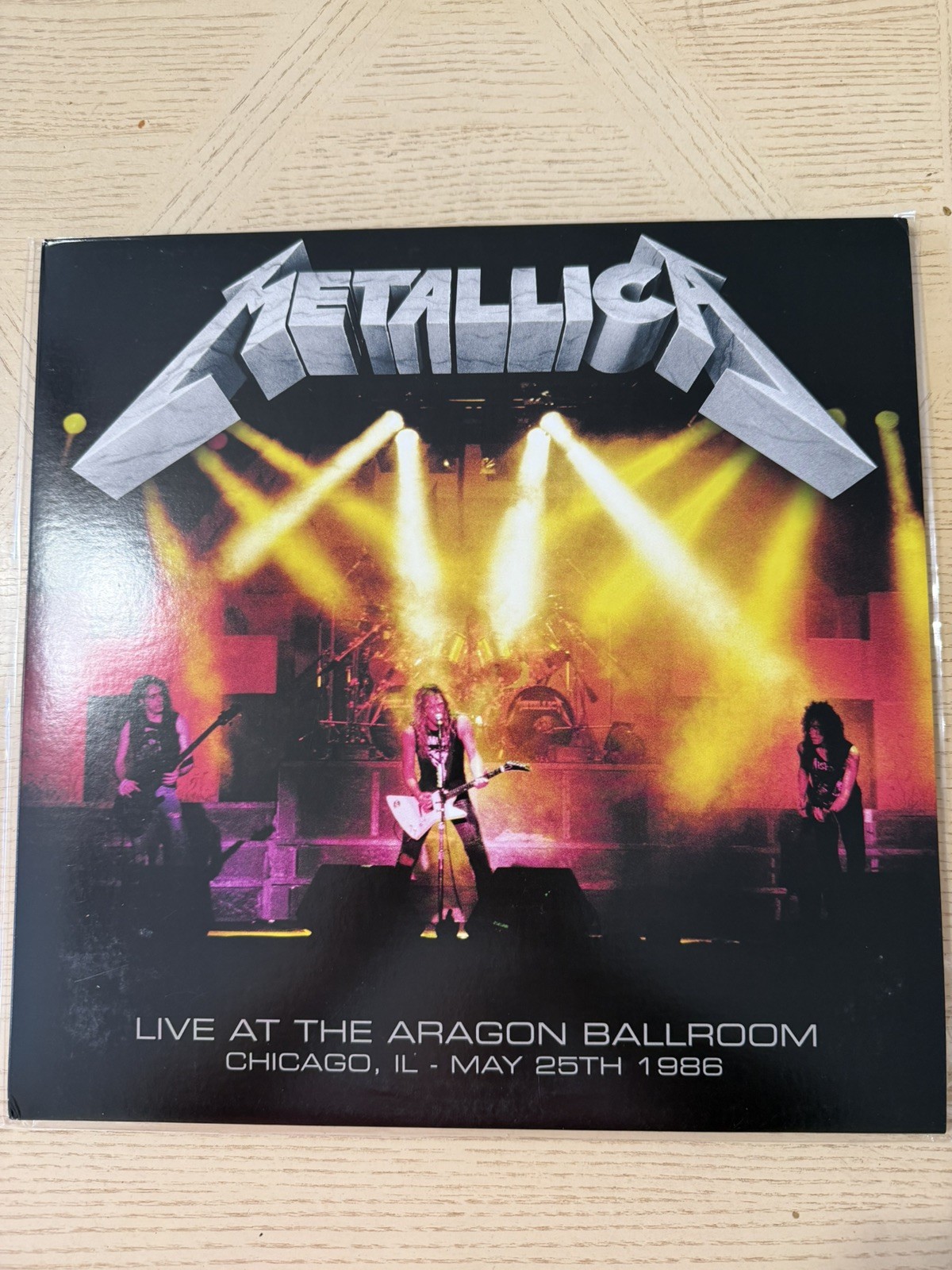 Metallica 2LP Aragon Ballroom Chicago 5/25/86 Master Of Puppets Boxset BLACKED Metallica 2LP Aragon Ballroom Chicago 5/25/86 Master Of Puppets Boxset BLACKED