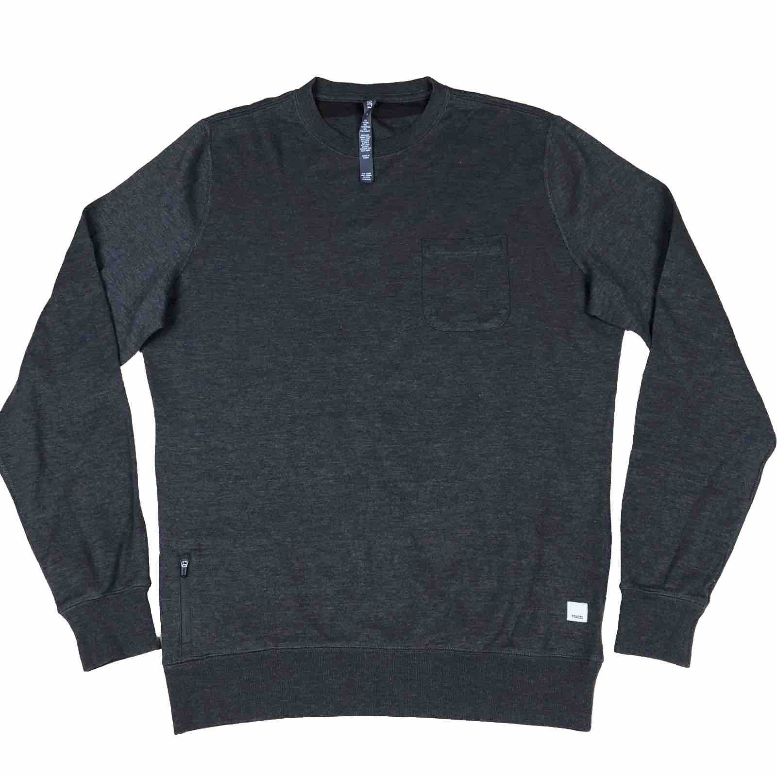 Vuori Jeffreys Pullover Crewneck Olive Green/Brown Mens Medium V218 NWOT
