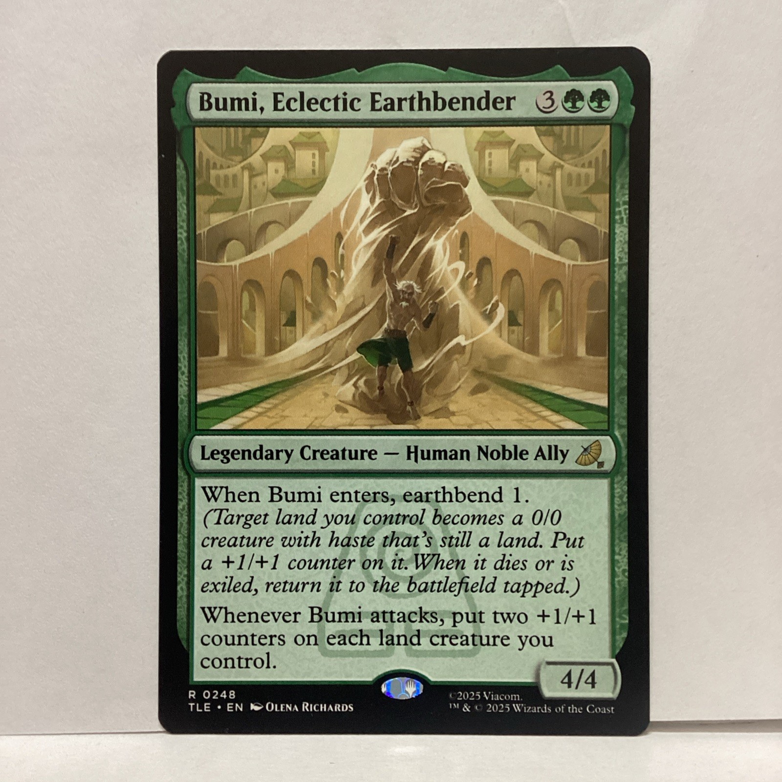 Bumi, Eclectic Earthbender Magic: The Gathering Avatar Eternal-Legal Rare #0248 Bumi, Eclectic Earthbender Magic: The Gathering Avatar Eternal-Legal Rare #0248
