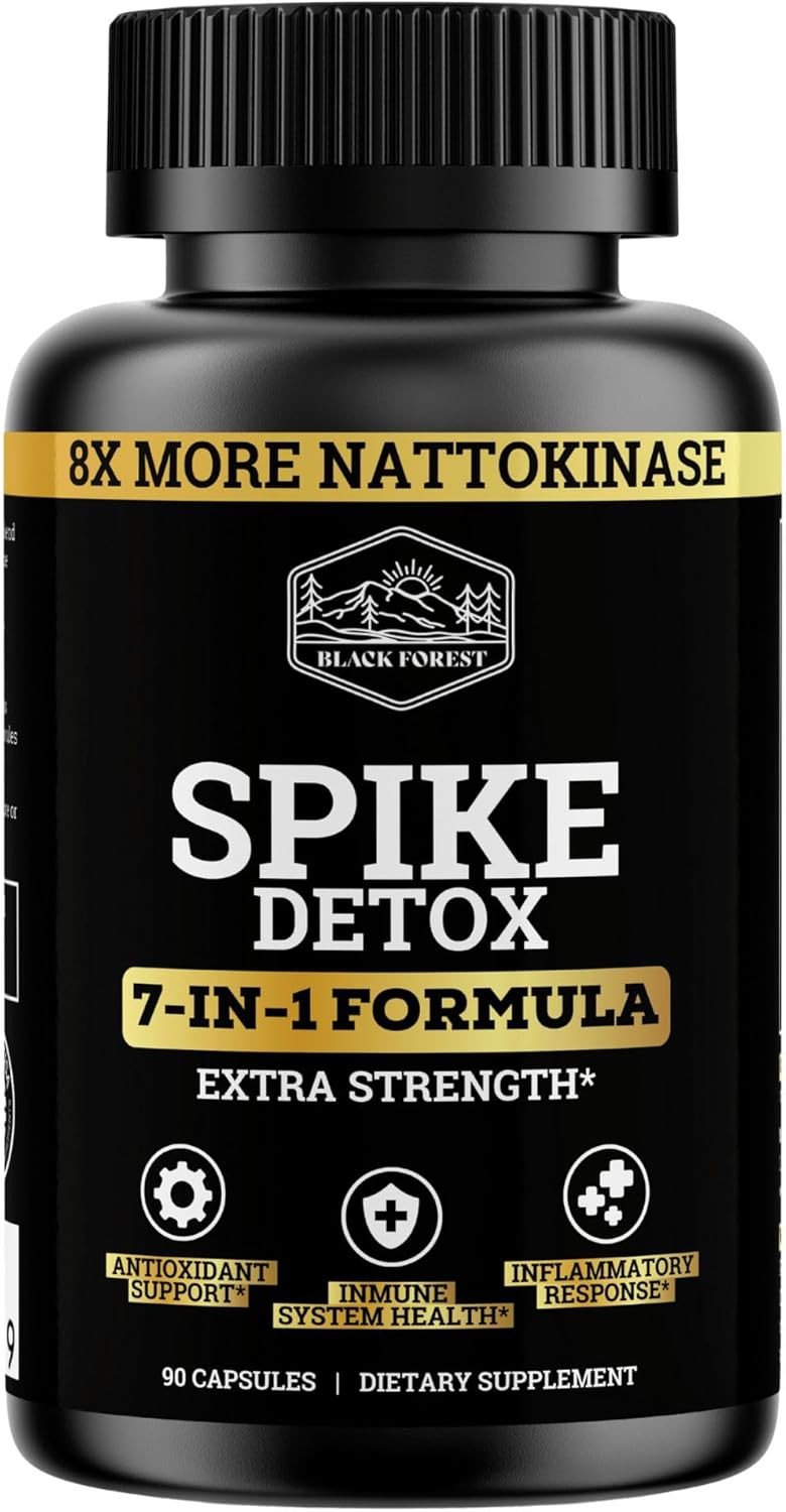 NEW SALE Black Forest Spike Detox 7-in-1 Formula | 8X More Nattokinase