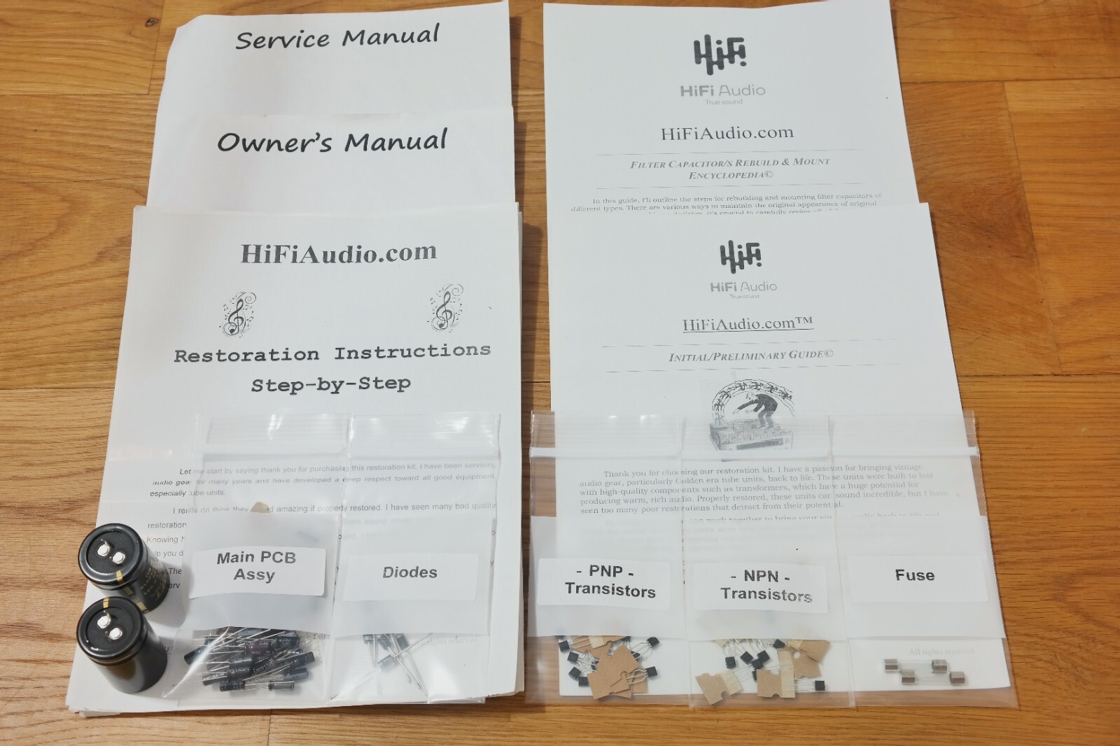 CARVER TFM-15 TFM-15CB rebuild restoration recap upgrade capacitor kit repair