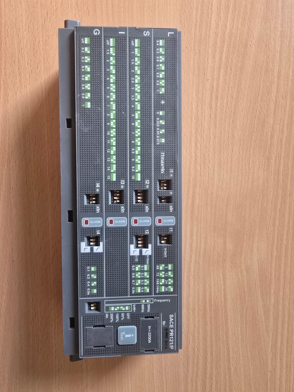 ABB SACE PR121/P Trip Unit Module LSIG Protection Unit In=3200A ABB SACE PR121/P Trip Unit Module LSIG Protection Unit In=3200A