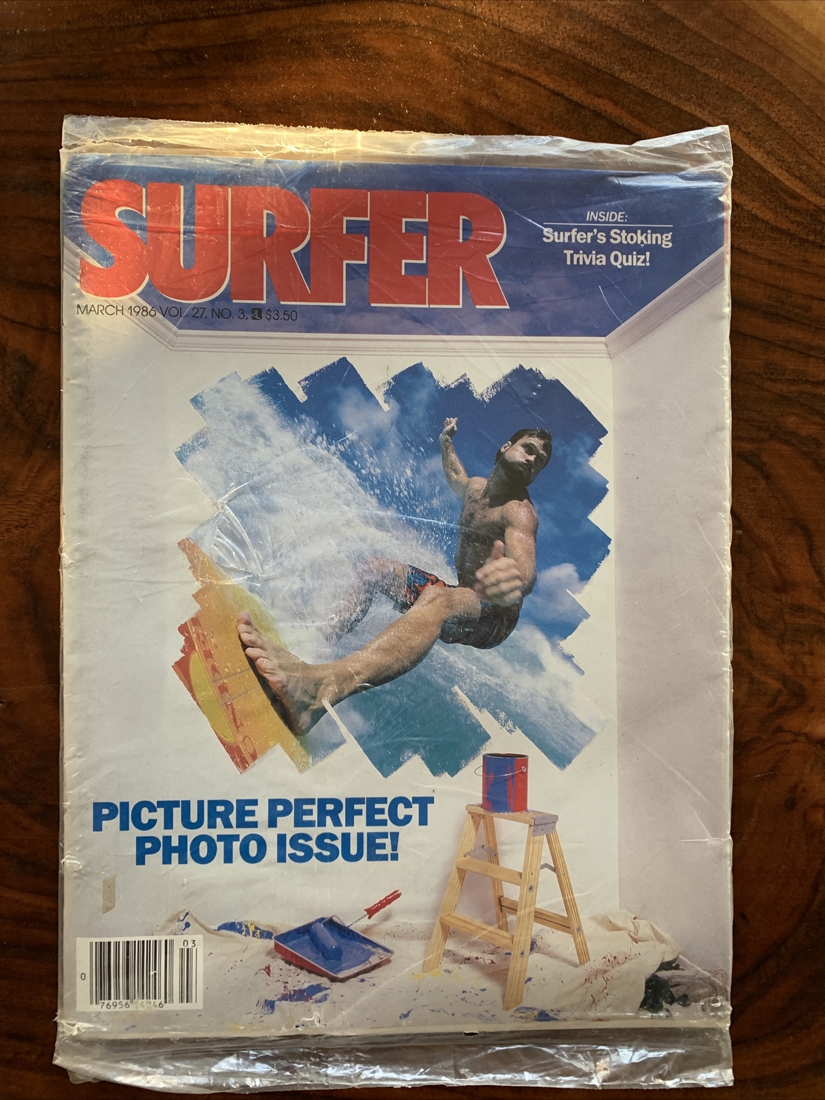 {ULTRA RARE FACTORY SEALED}SURFER MAGAZINE MARCH 1986 VOL 27 #3 {ULTRA RARE FACTORY SEALED}SURFER MAGAZINE MARCH 1986 VOL 27 #3
