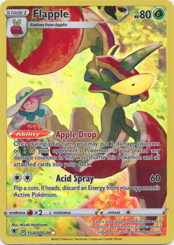 Flapple - TG02/TG30 Ultra Rare Astral Radiance NM Pokemon TCG