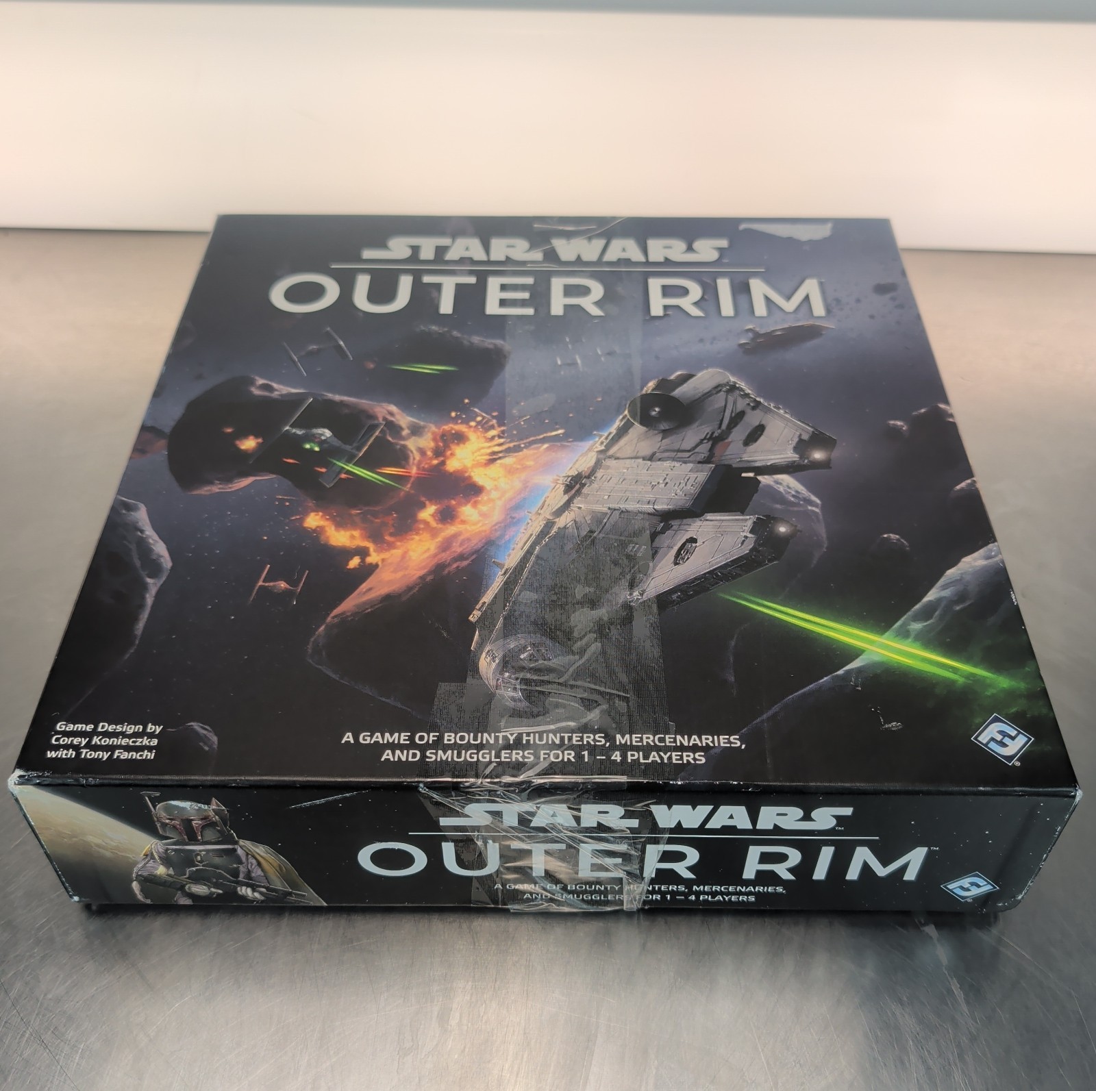 Fantasy Flight Games Star Wars Outer Rim Complete Board Game 1-4 Players 14+ Fantasy Flight Games Star Wars Outer Rim Complete Board Game 1-4 Players 14+