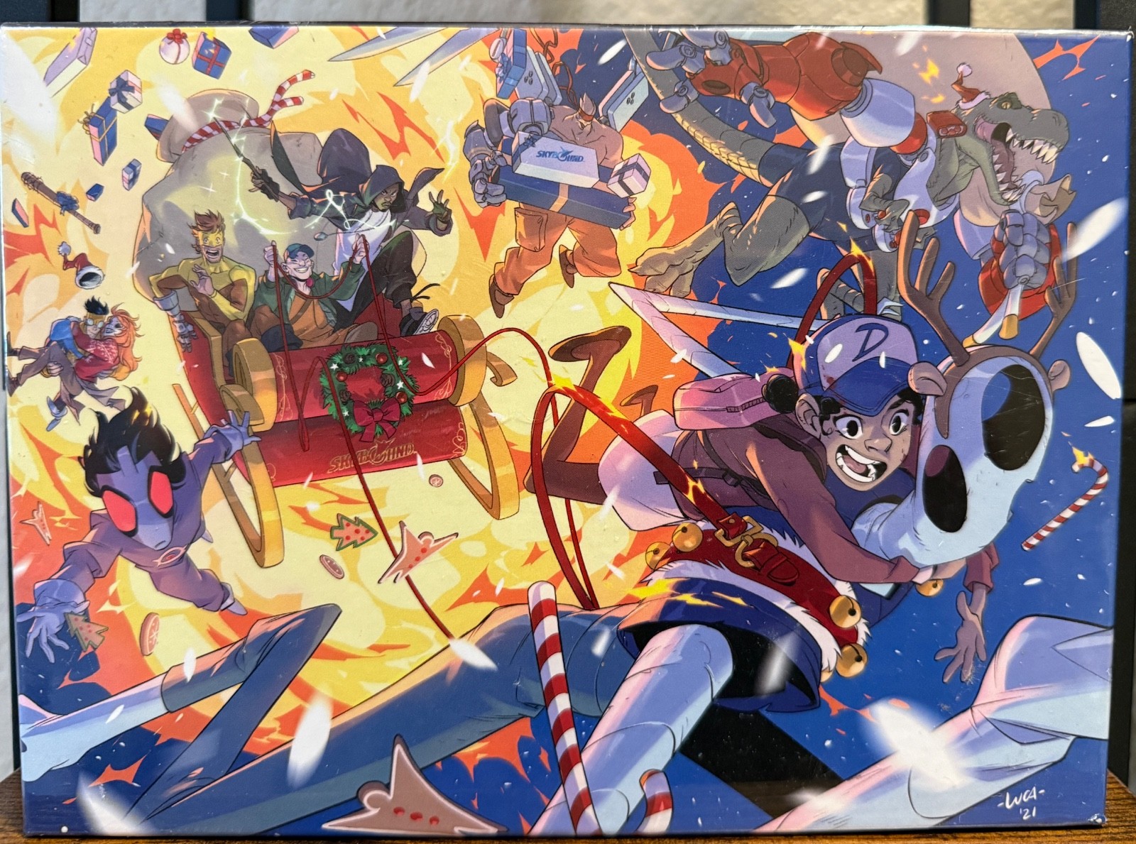 RARE New SKYBOUND Holiday Crossover Jigsaw Puzzle SEALED Employee Exclusive RARE New SKYBOUND Holiday Crossover Jigsaw Puzzle SEALED Employee Exclusive