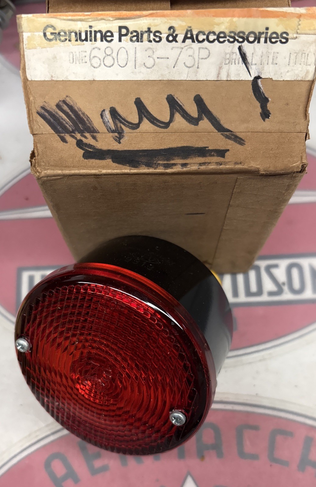 Harley Aermacchi 73-75 X90 NOS CEV Tail Light Assembly 68013-73P Harley Aermacchi 73-75 X90 NOS CEV Tail Light Assembly 68013-73P