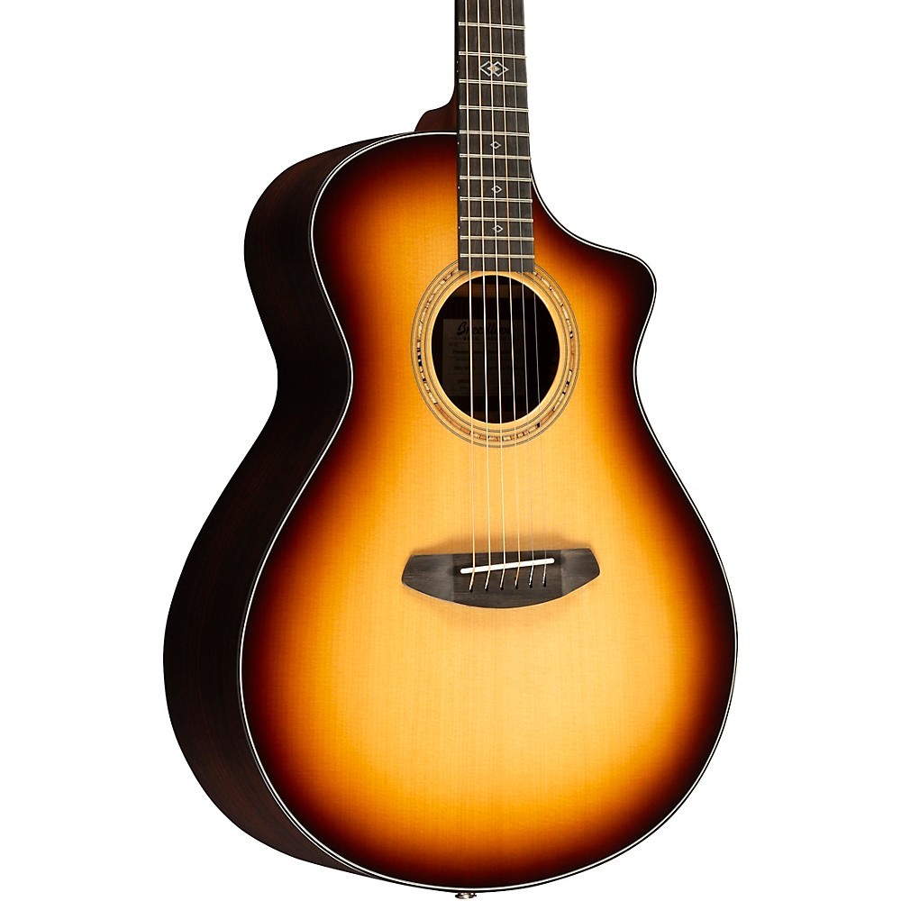 Breedlove Premier SpruceRosewood Concert CE AE Guitar Burnt Amber Burst Refurb