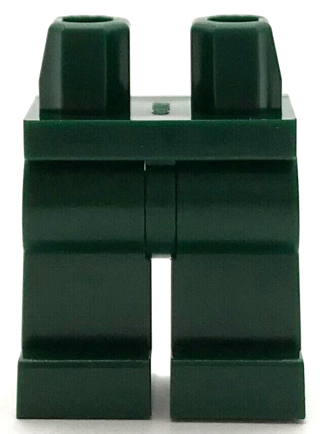 Lego New Dark Green Minifigure Hips Legs Plain Pants Town City Boy Girl