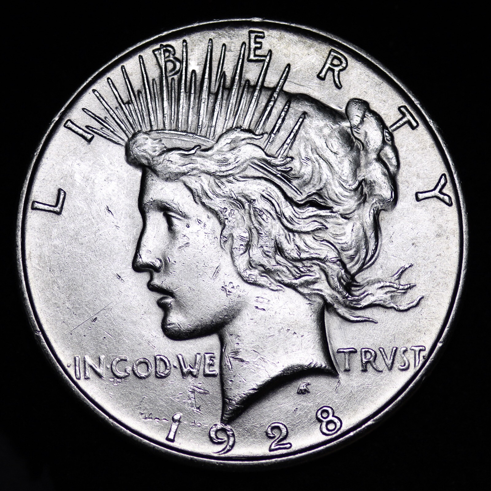 AU / UNC 1928-S PEACE SILVER DOLLAR LOWEST PRICES ON THE BAY  
