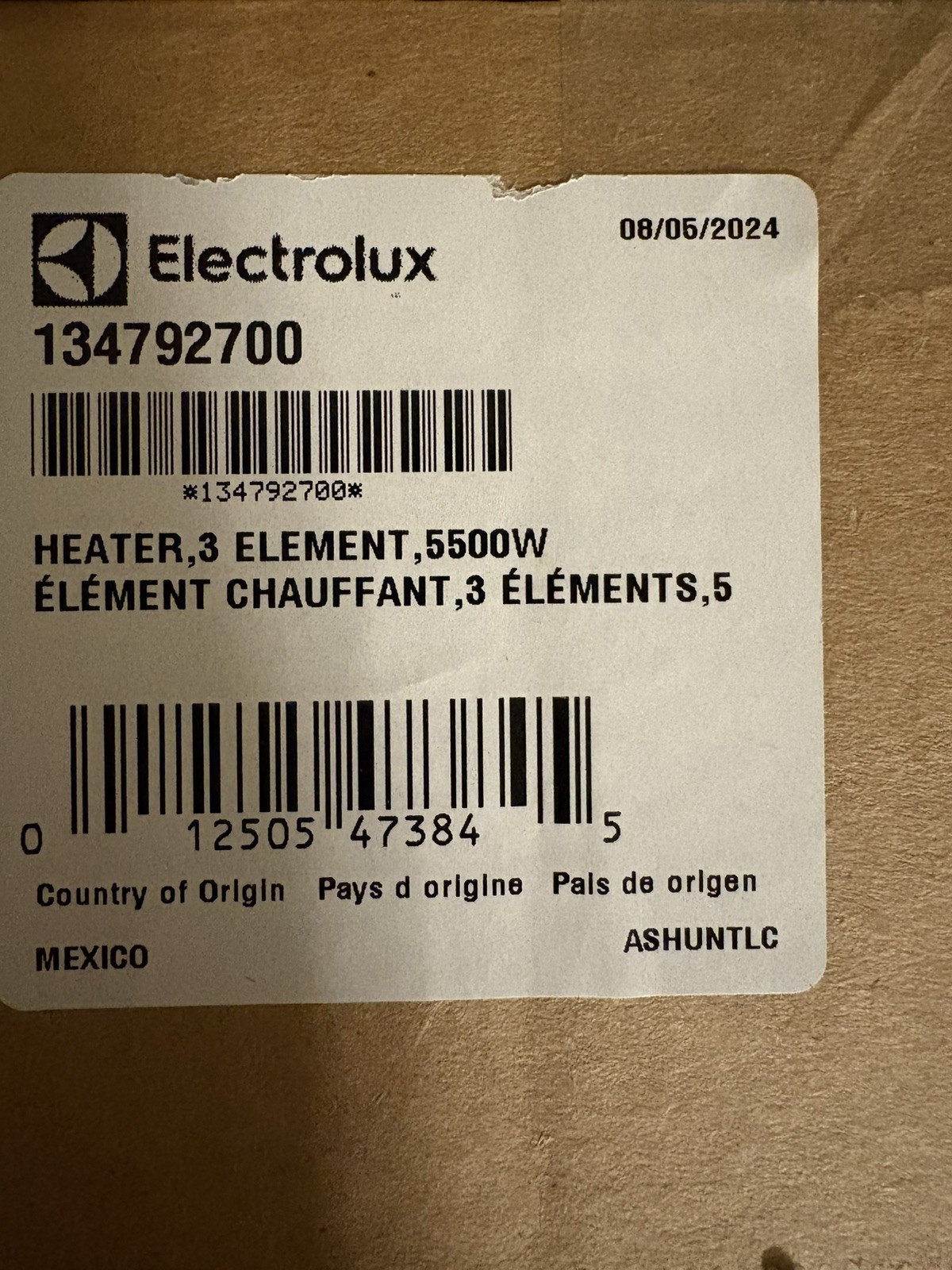 134792700 Genuine Electrolux Frigidaire Dryer Heating Element (NEW)