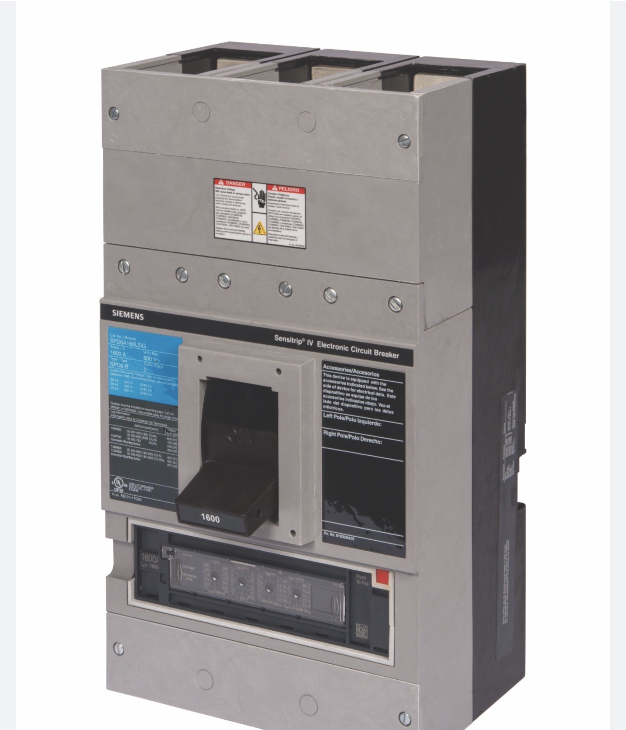HUGE SALE Siemens SHPD6B160LSI 3p 600v 1600a Sentron Circuit Breaker LSI NEW