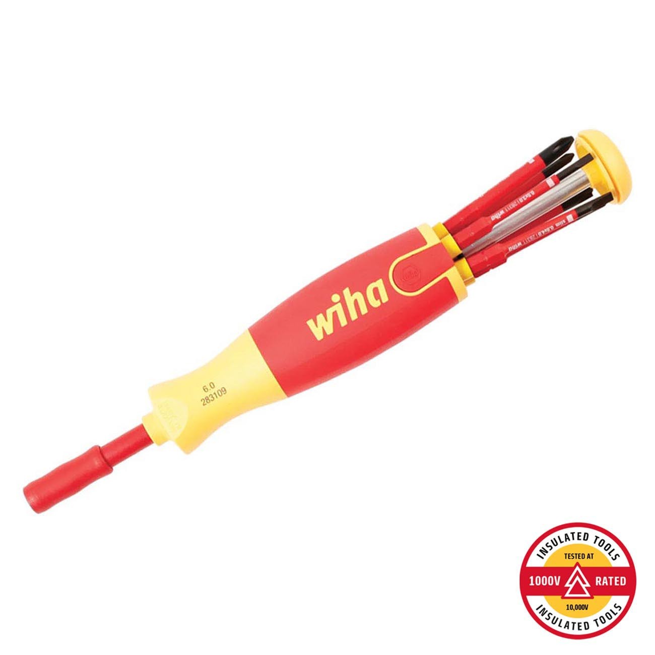 Wiha 6-in-1 Insulated SlimLine Ultra Driver Set (7 Piece Set) Wiha 6-in-1 Insulated SlimLine Ultra Driver Set (7 Piece Set)