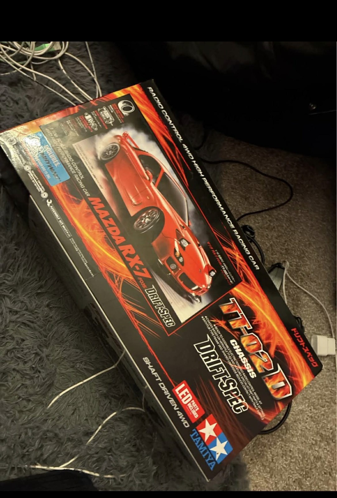 Tamiya RC 1/10 Mazda RX-7 (FD3S) 4WD Drift Spec Kit TT-02D Chassis #58648-60A Tamiya RC 1/10 Mazda RX-7 (FD3S) 4WD Drift Spec Kit TT-02D Chassis #58648-60A