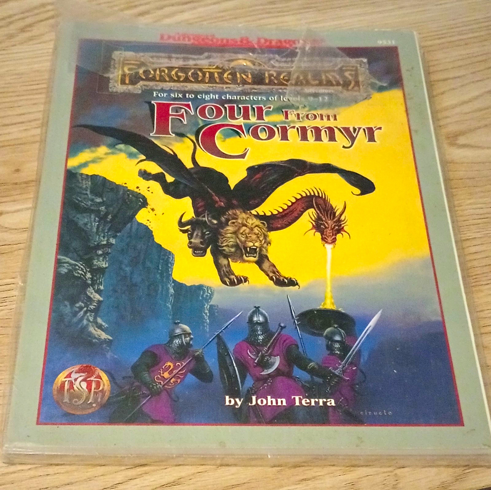 TSR AD&D Forgotten Realms Four From Cormyr Adventure Module 1997 9531