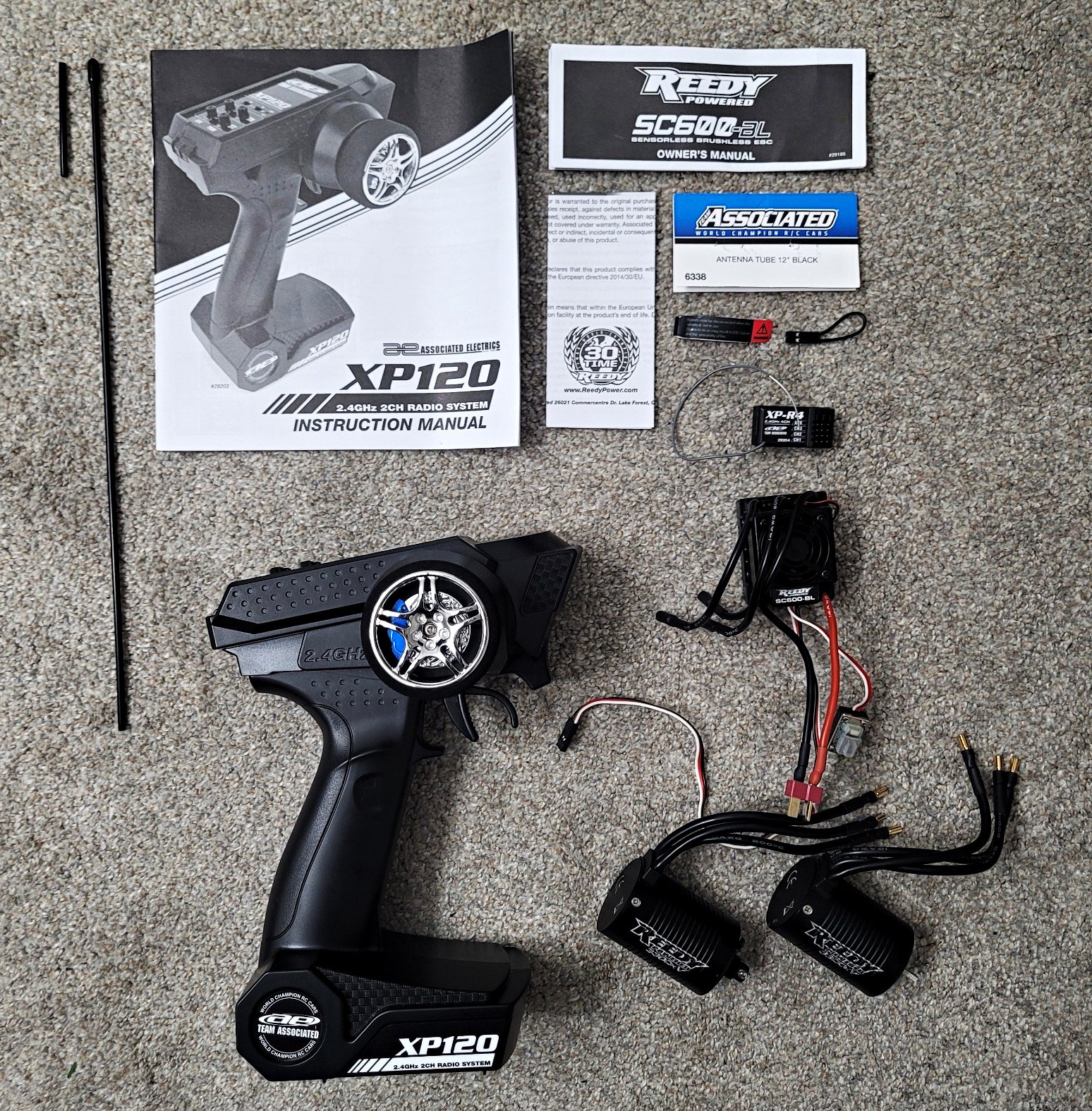 Team Associated Reedy Lot 3300kv, SC600-BL, XP120, XP-R4 and more (WORKING)