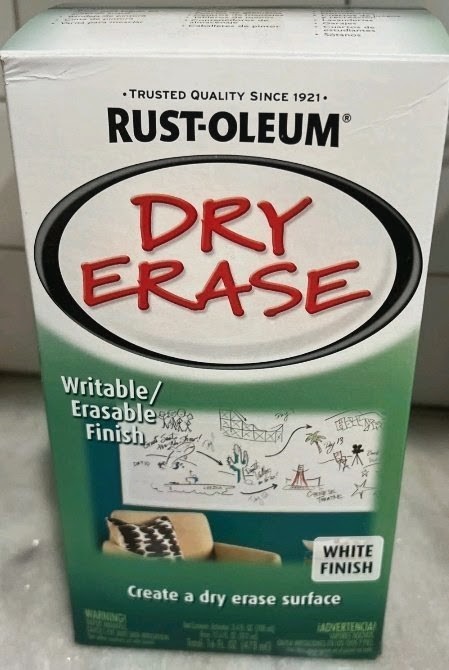 RUST-OLEUM DRY ERASE- WRITABLE/ERASABLE WHITE FINISH 16floz #241140