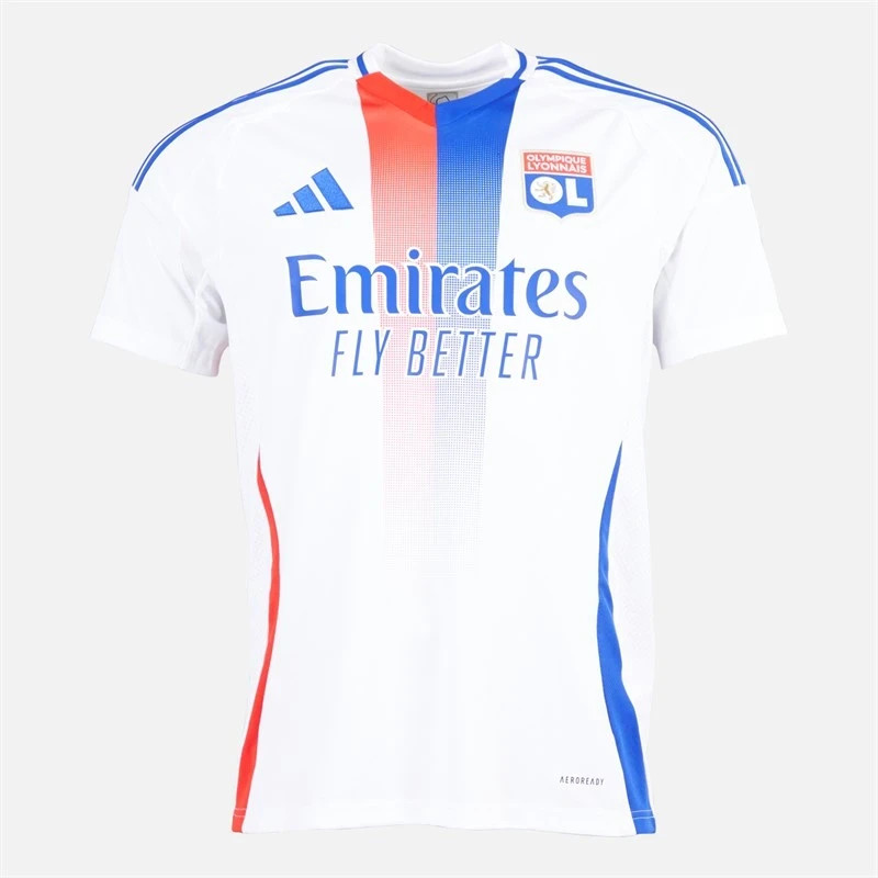 adidas Mens OL Olympique Lyon 24/25 Home Jersey White-Large mens-new with tags adidas Mens OL Olympique Lyon 24/25 Home Jersey White-Large mens-new with tags