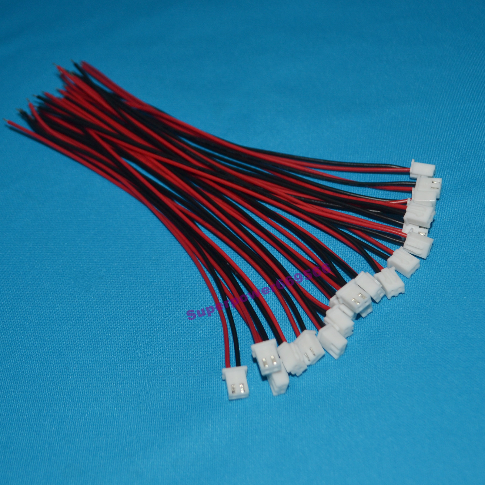 20pc JST-XH-2P Connector 15CM UL1007 22AWG Wire for Li-ion Li polymer RC battery