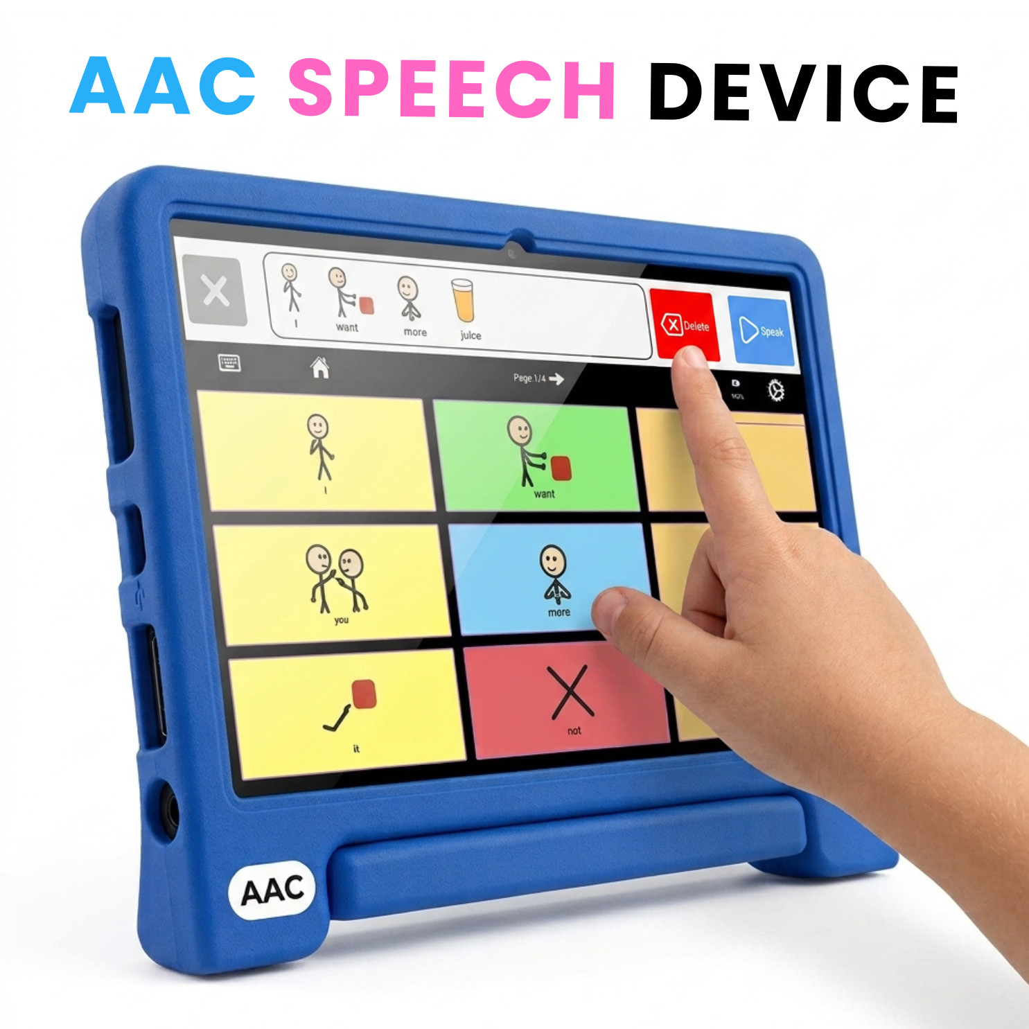 TalkingTiles AAC Device - Nonverbal Autism, Speech Therapy, Communication Tablet
