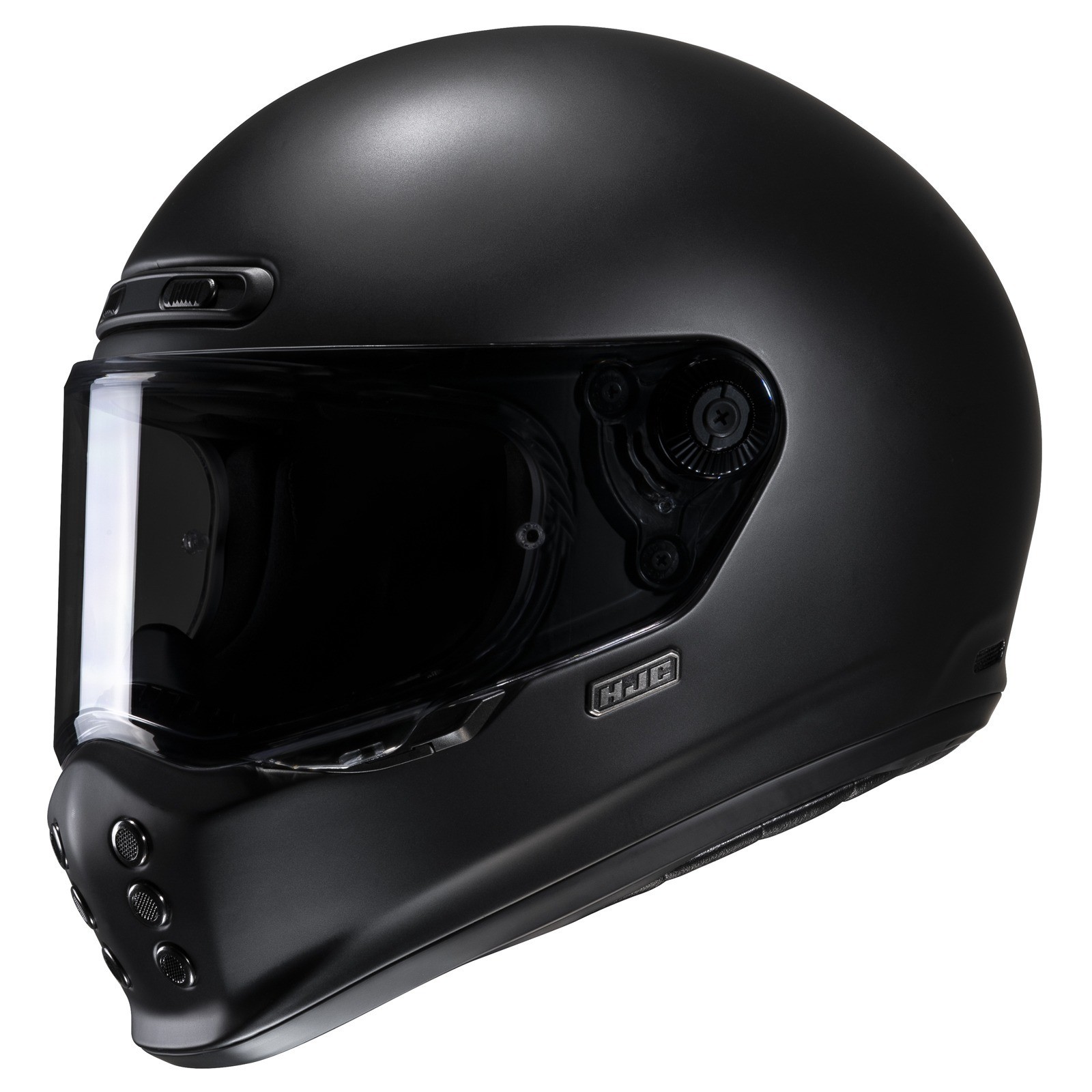 HJC Men\'s V10 Motorcycle Helmet Semi-Flat Black Medium - 0829-0135-05