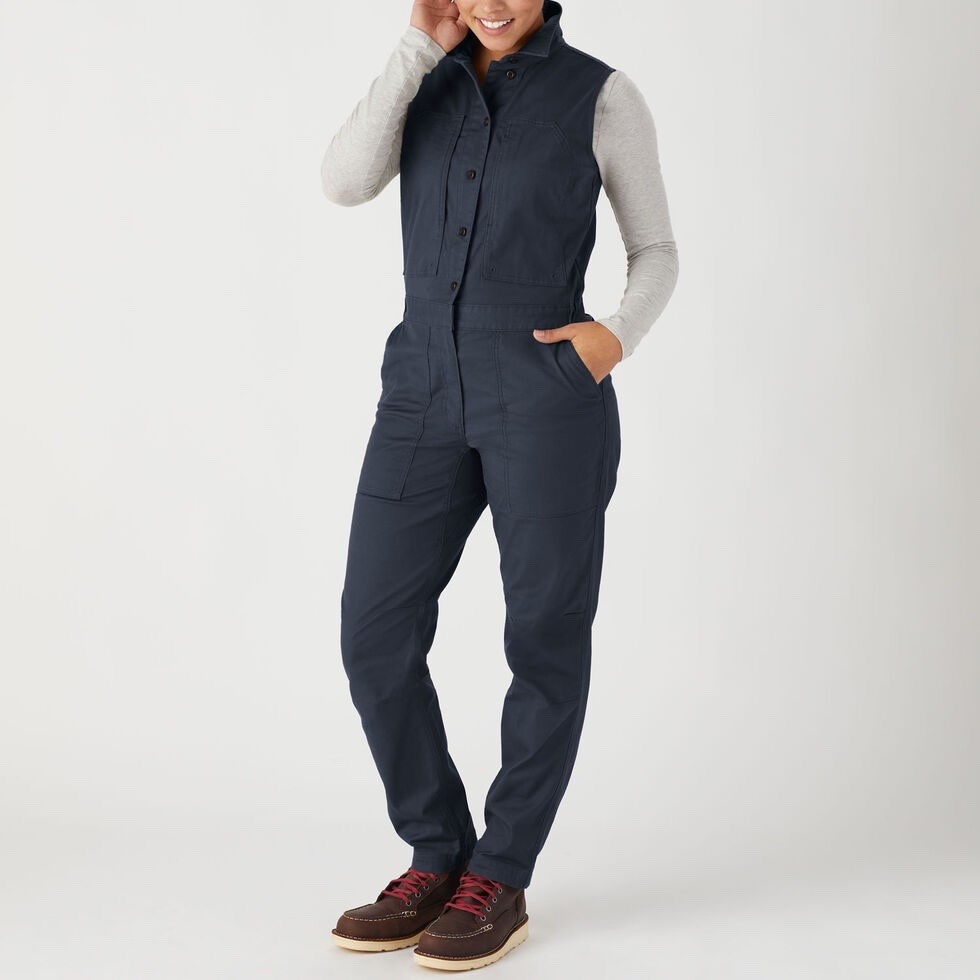 Duluth Women\'s DuluthFlex Fire Hose Coolmax Coveralls Jumpsuit Navy L