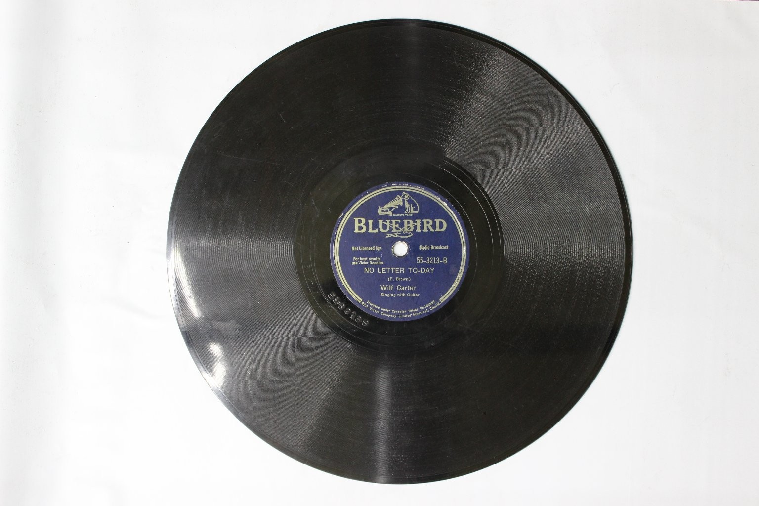 Will Carter – Dreaming Of My Blue Eyes Record 1934 Bluebird Country 78 RPM
