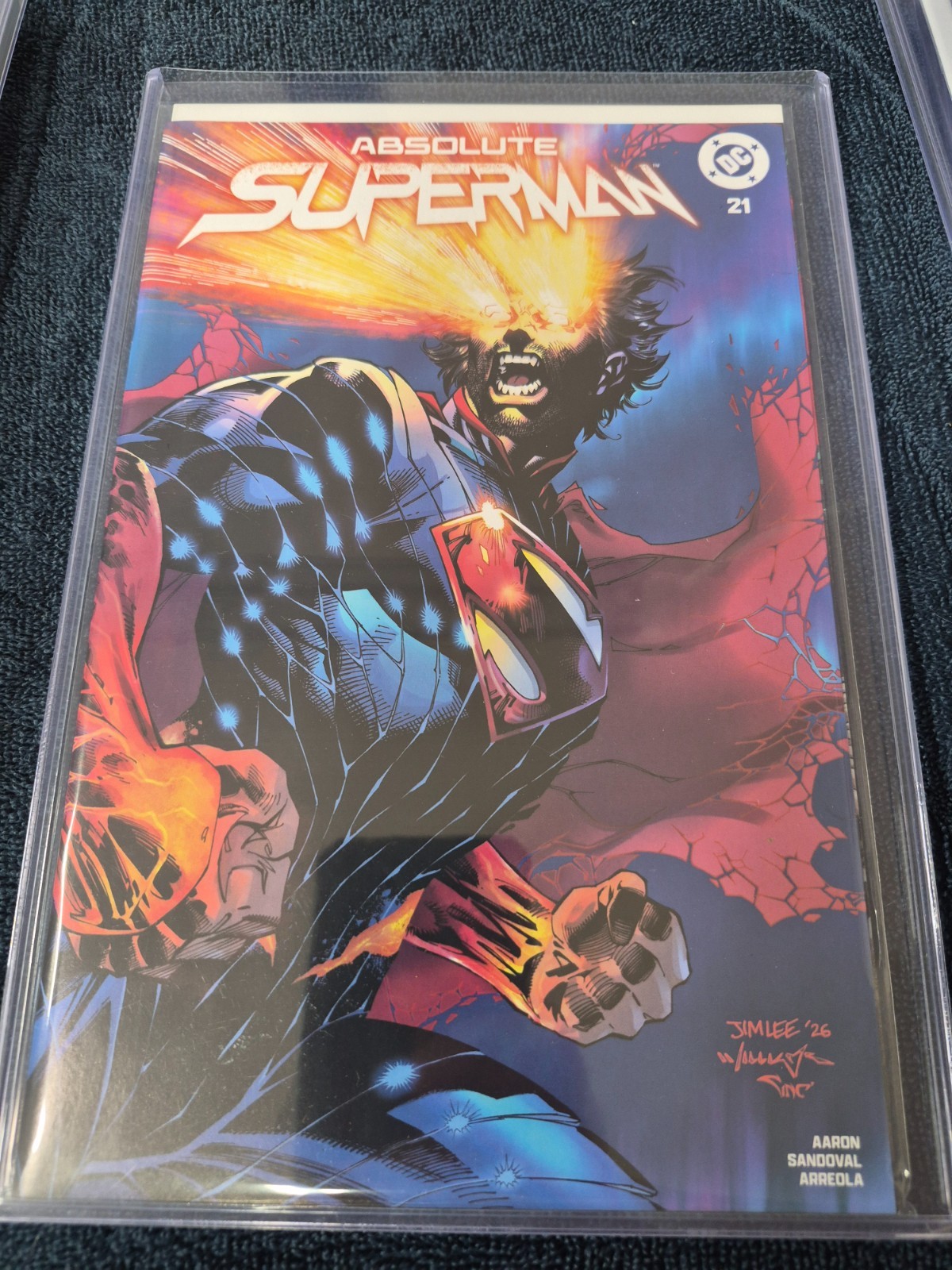 Absolute Superman 21 Jim Lee Trade $10 FLAT COMBINED SHIPPING