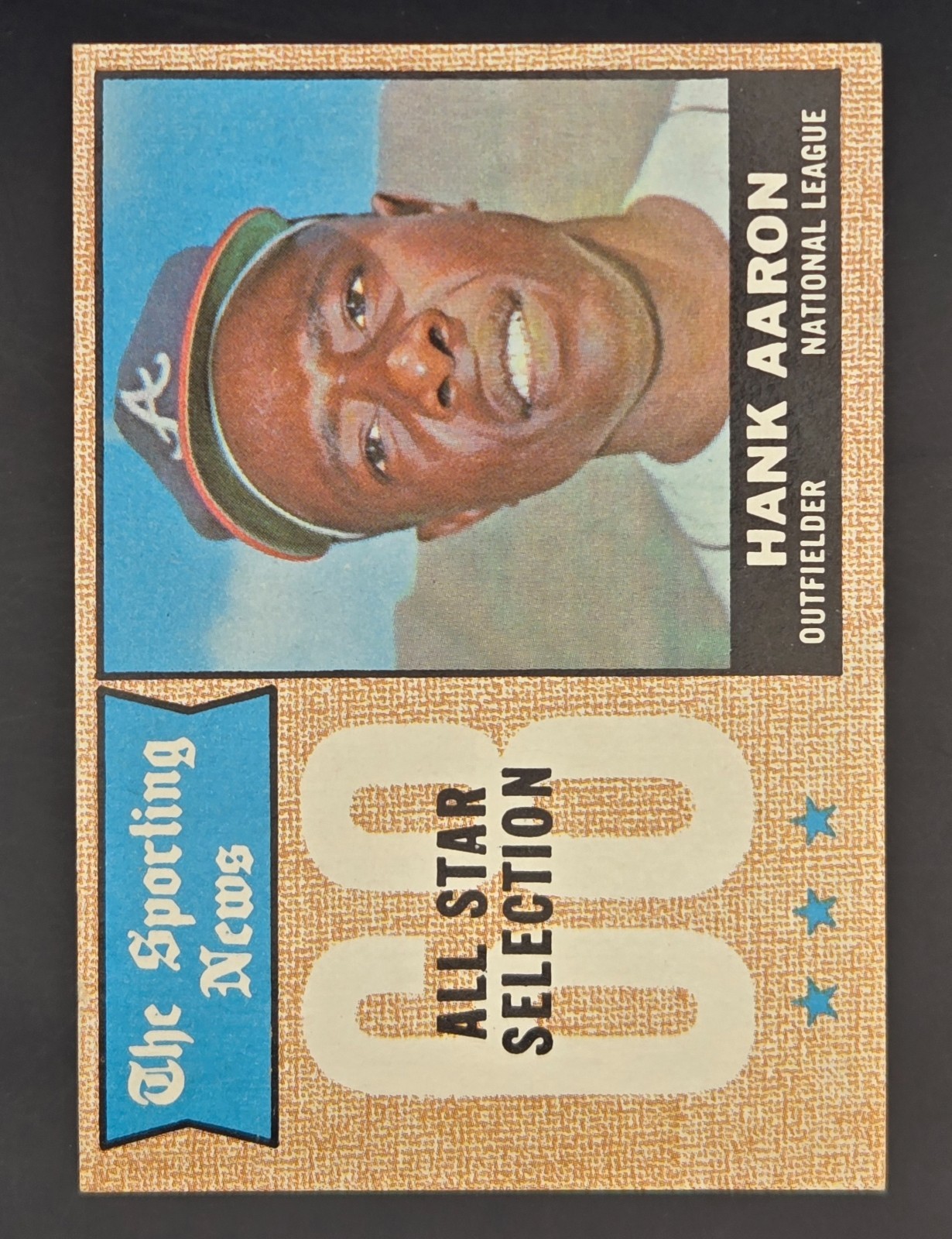 1968 Topps - Sporting News All-Stars Hank Aaron #370 EXMT 1968 Topps - Sporting News All-Stars Hank Aaron #370 EXMT