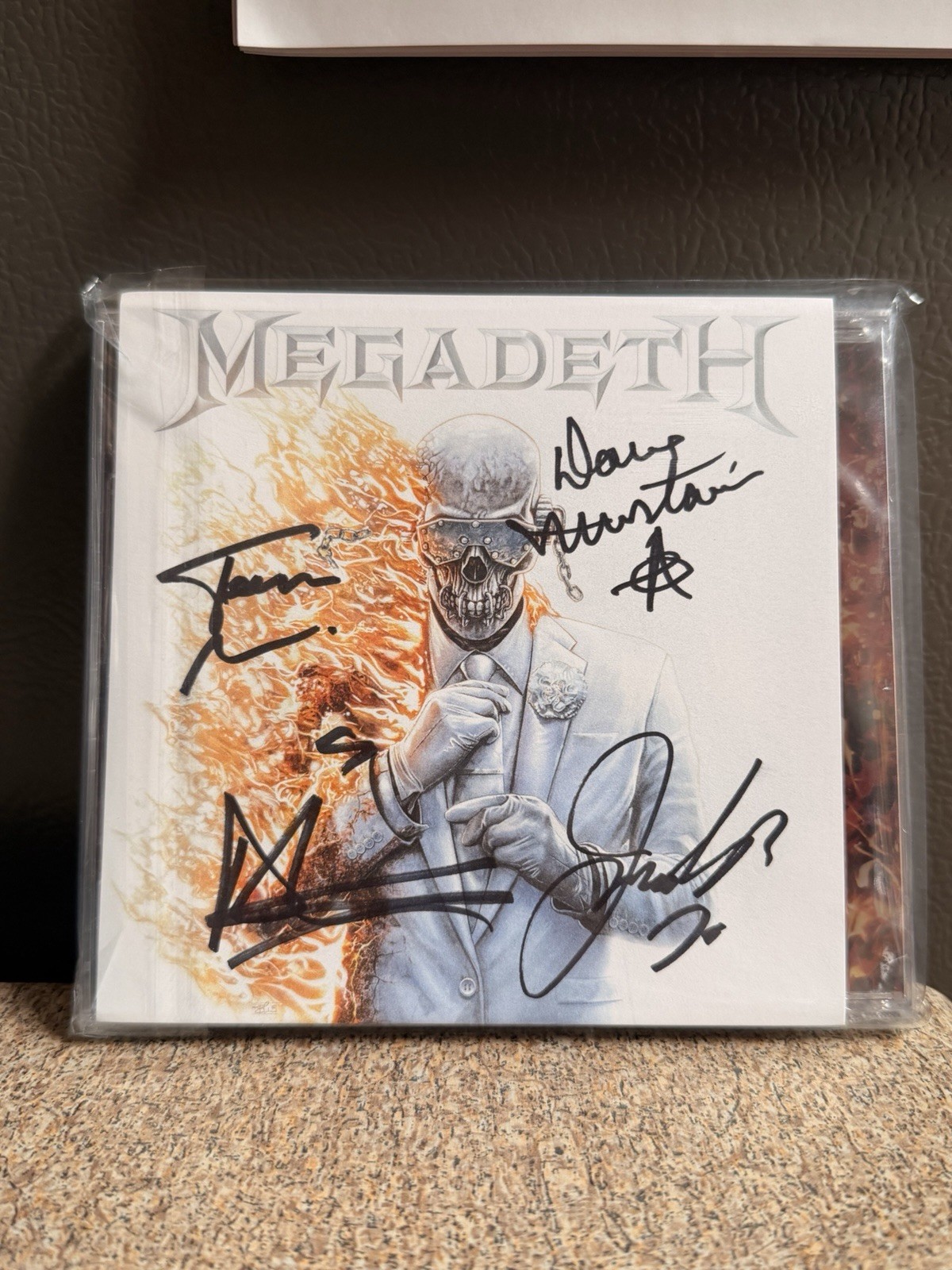 Megadeth Self Titled SIGNED CD Talk Shop Live Exclusive IN HAND